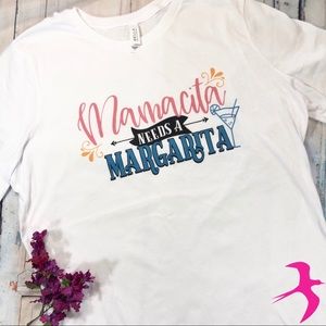 Mamacita Needs A Margarita White T-Shirt